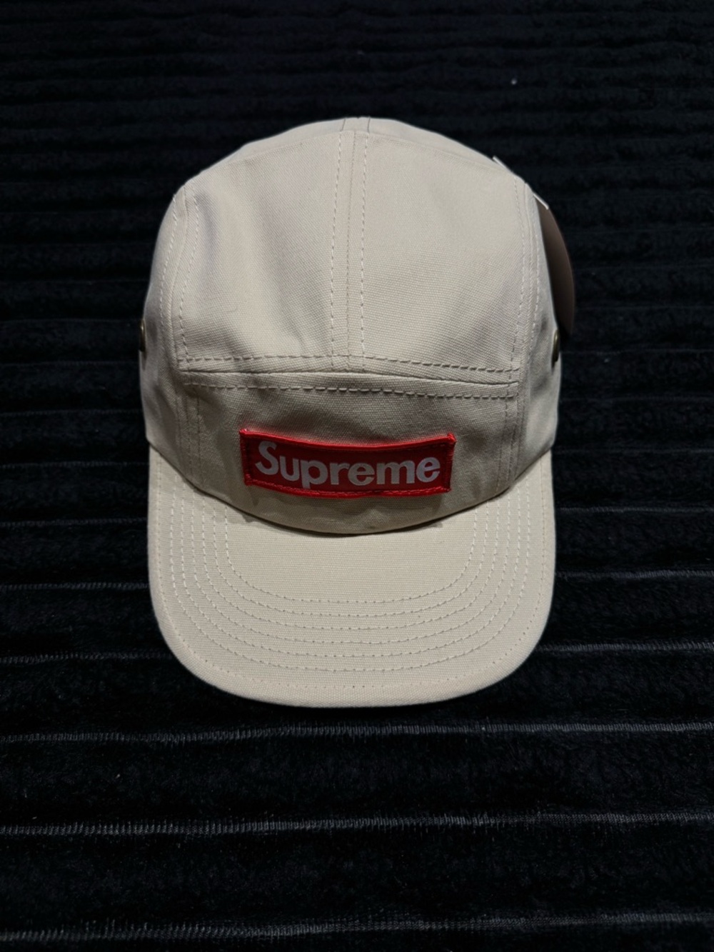 Supreme 5-Panel Cap with Red Box Logo